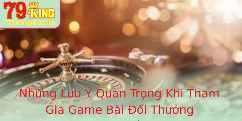 Những Lưu Ý Quan Trọng Khi Tham Gia Game Bài Đổi Thưởng